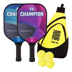 Champion Graphite X 2-Paddle Bundle W/ Sling Bag