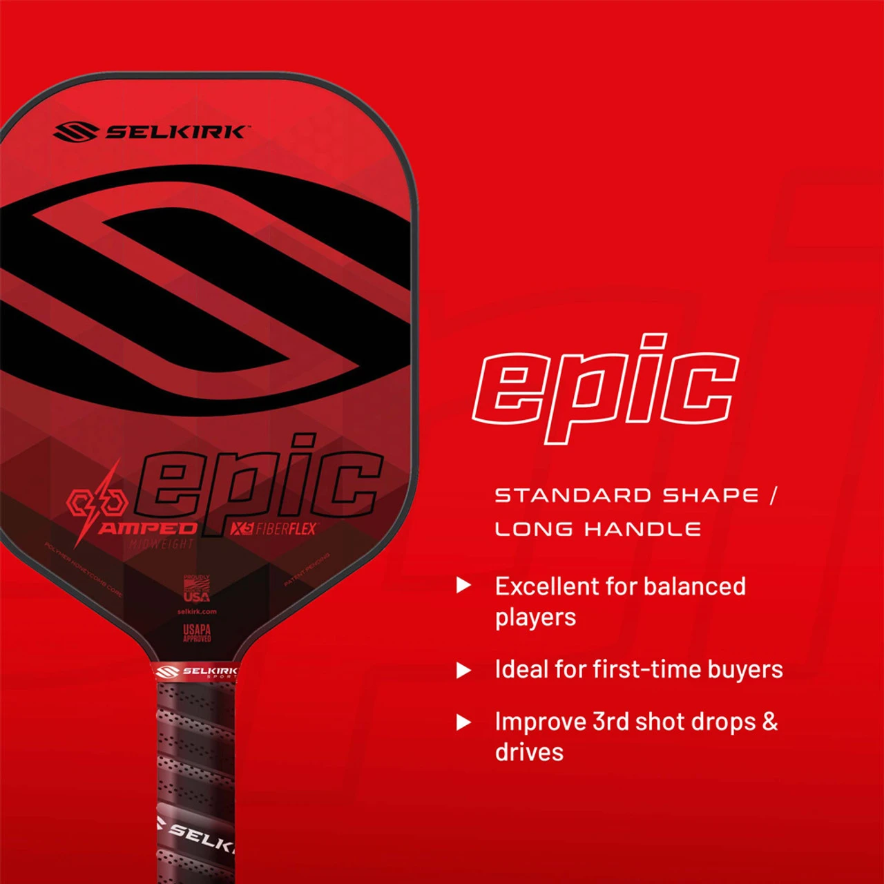 AMPED Epic X5 FiberFlex Paddle - Image 4
