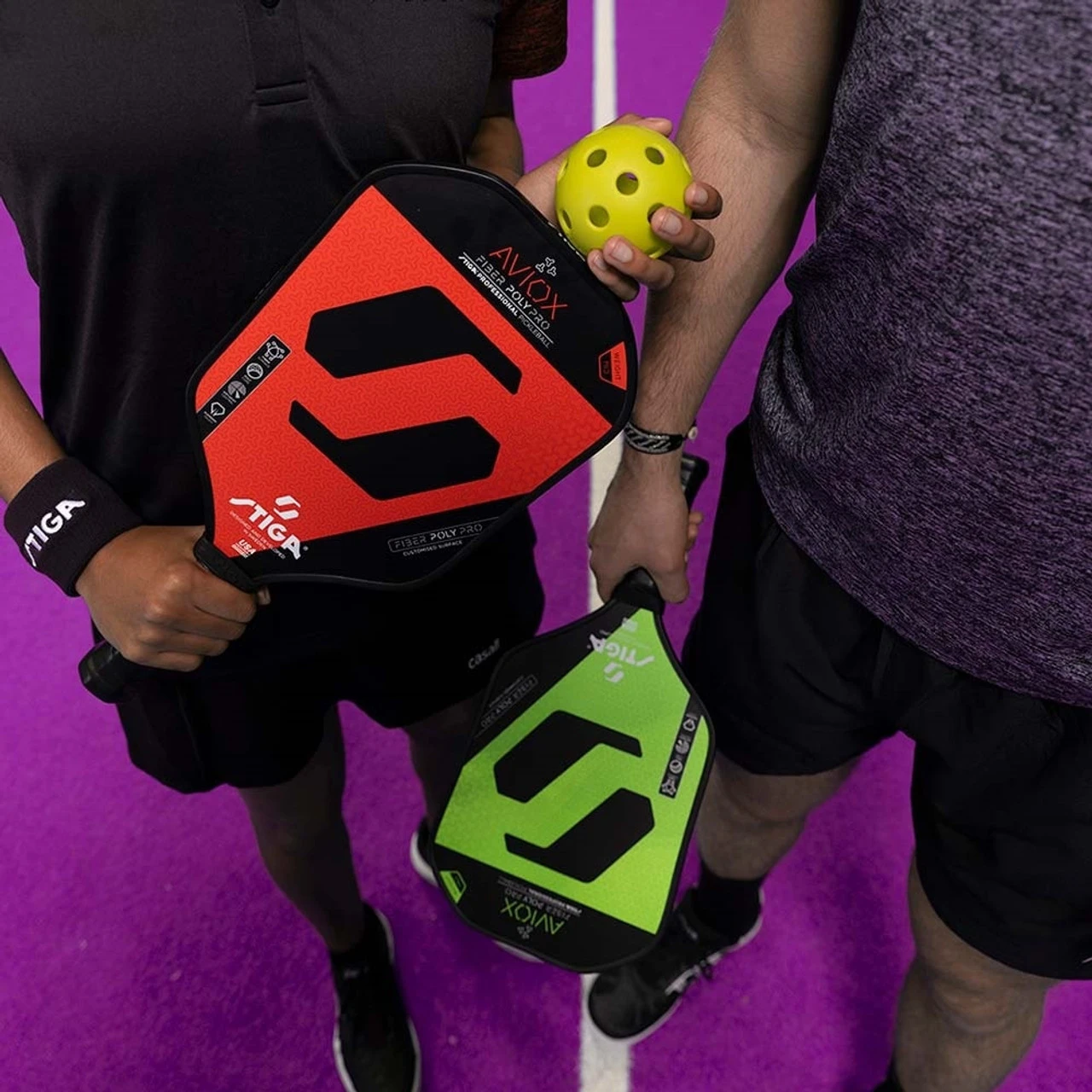 STIGA Aviox Fiber Poly Pro Paddle - Image 7