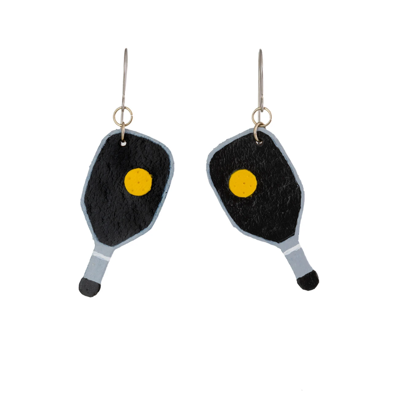 Leather Pickleball Earrings - Image 11