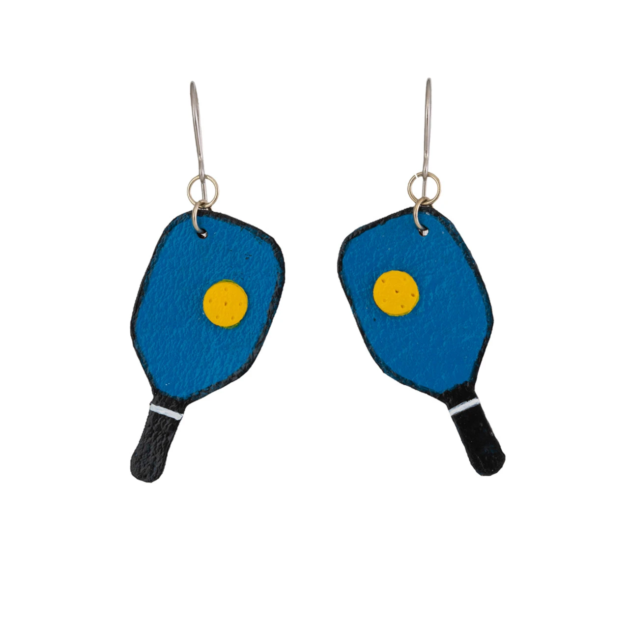 Leather Pickleball Earrings - Image 7