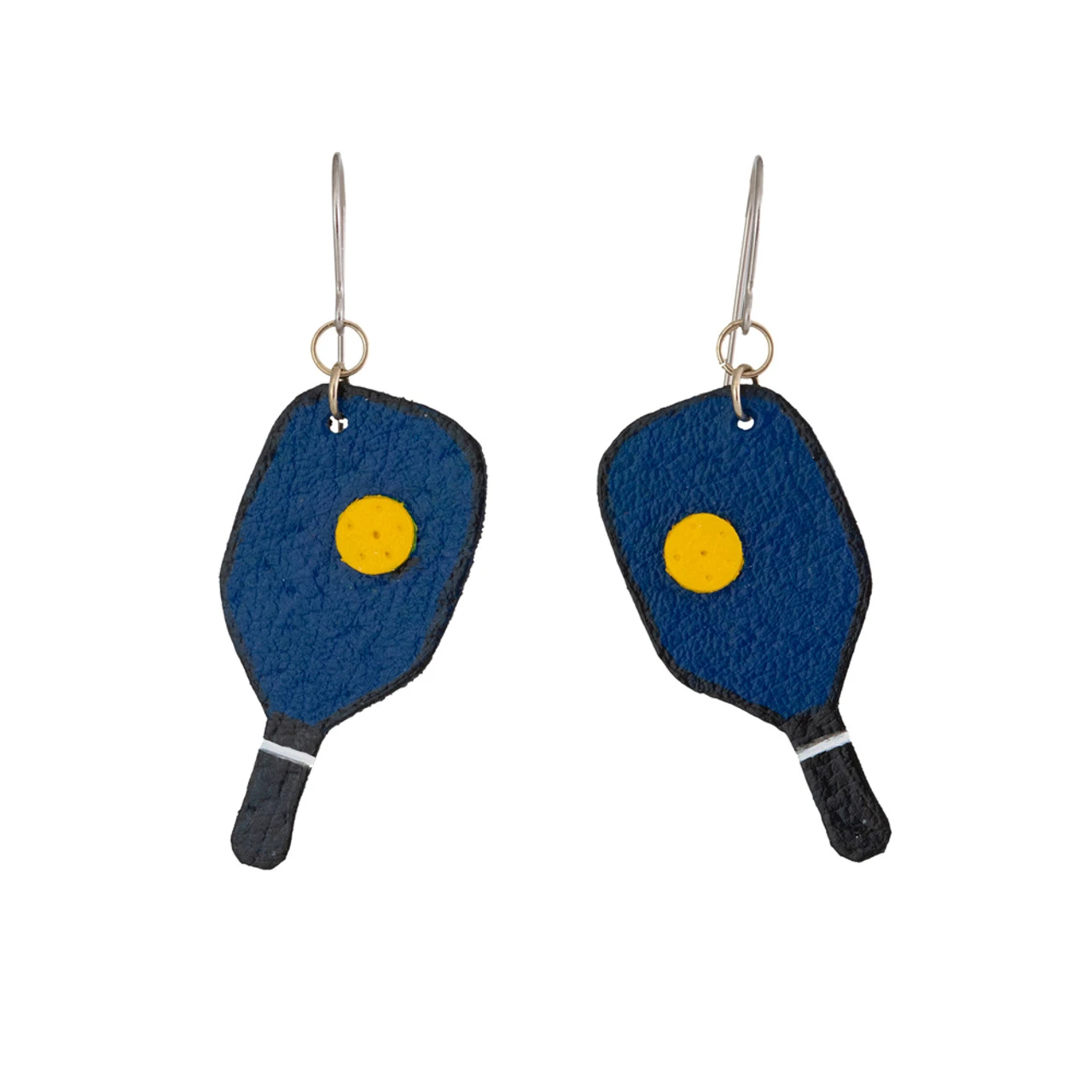 Leather Pickleball Earrings - Image 4
