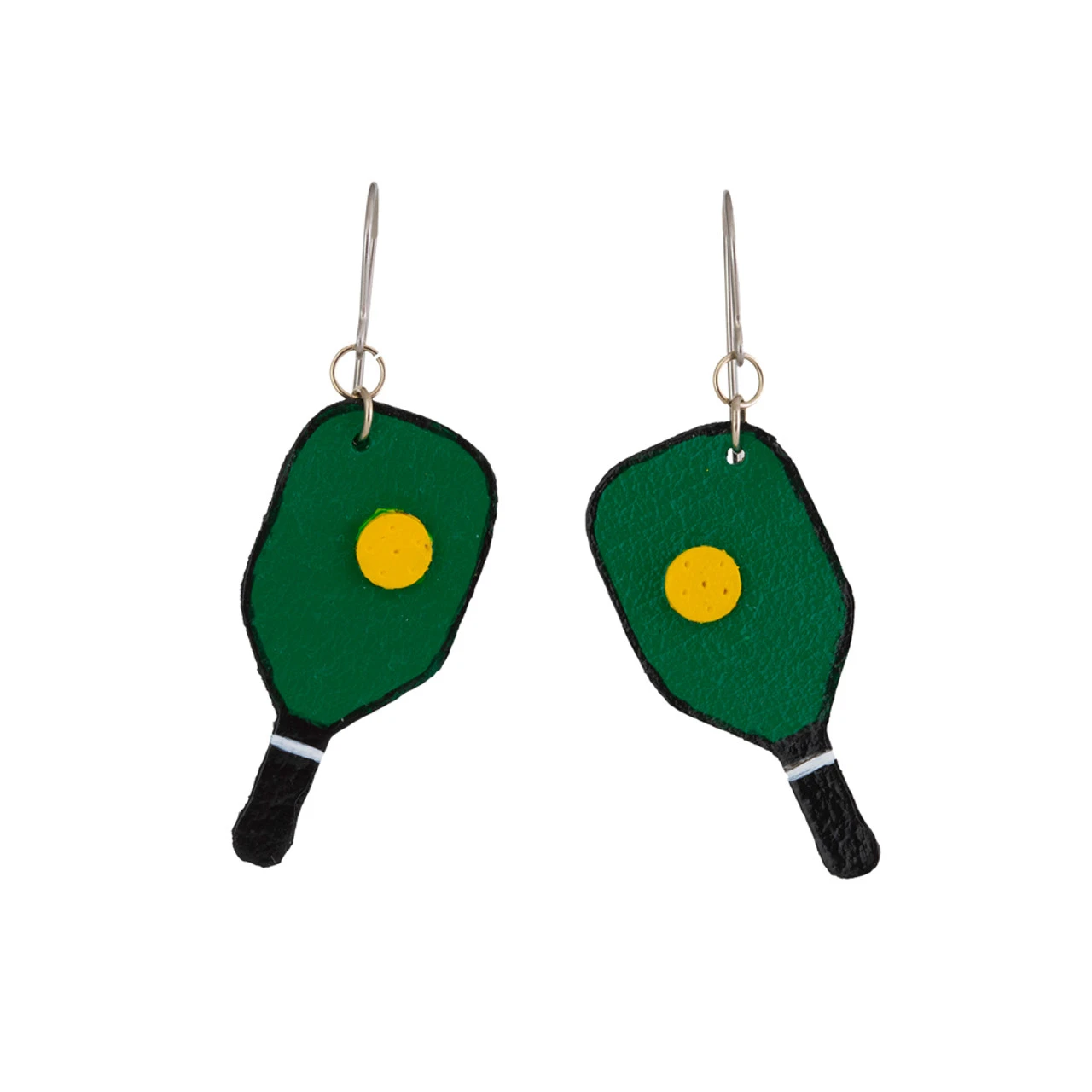 Leather Pickleball Earrings - Image 16