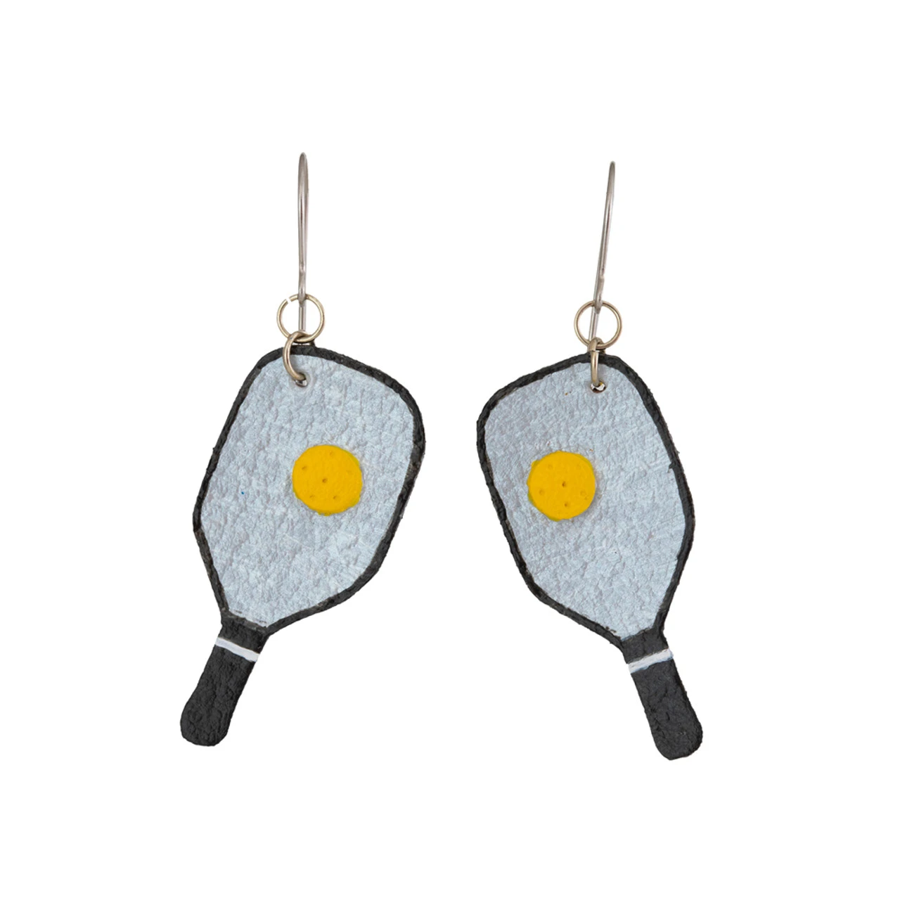 Leather Pickleball Earrings - Image 6