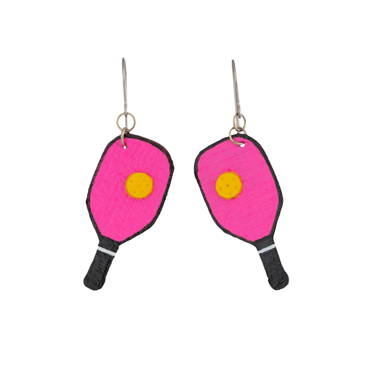 Leather Pickleball Earrings - Image 8
