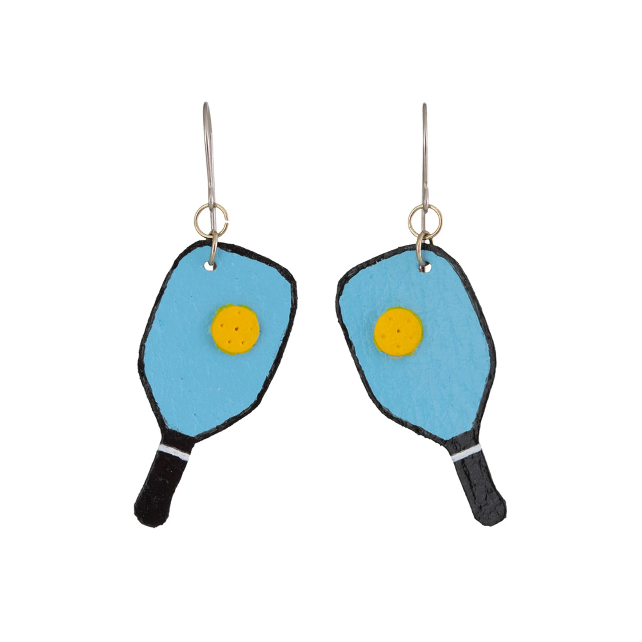 Leather Pickleball Earrings - Image 10