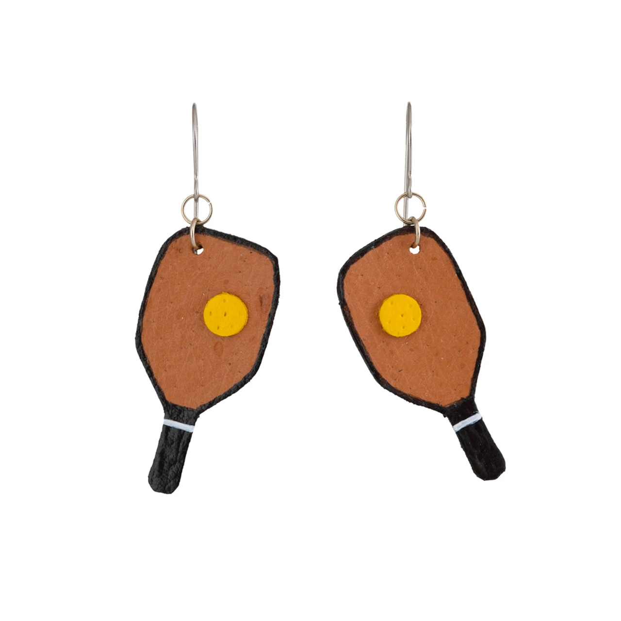 Leather Pickleball Earrings - Image 13